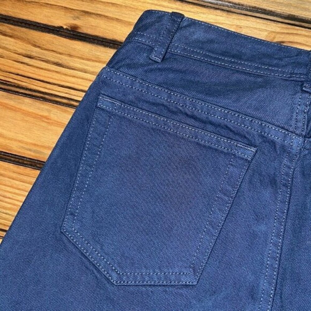 APC Womens Jeans Size 24 Blue Indigo Mid Rise Straight Leg Button Fly - Picture 9 of 9